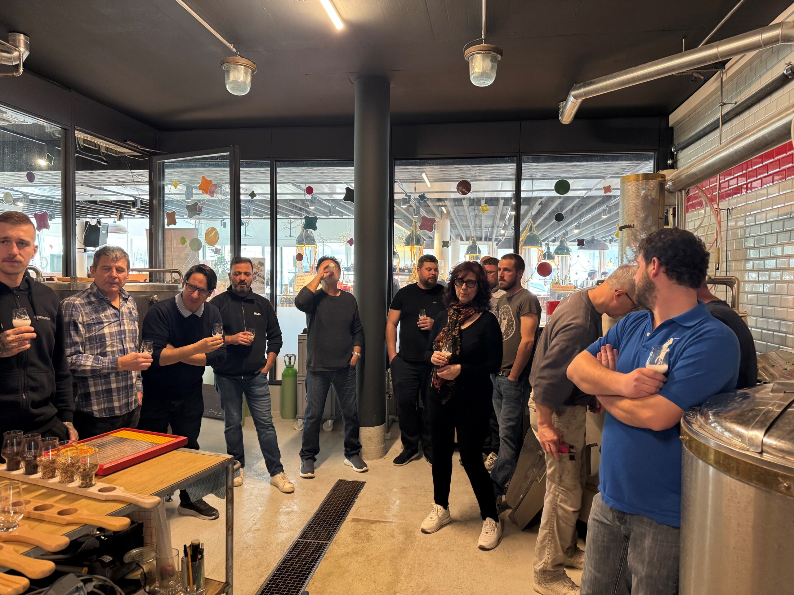 Stammtisch mit Brauereirundgang